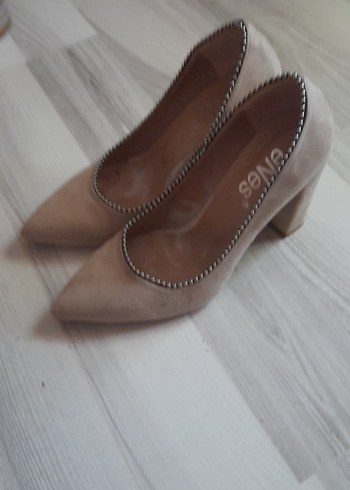 Diğer Diger Bej Stiletto Topuklu Kadın Ayakkabı