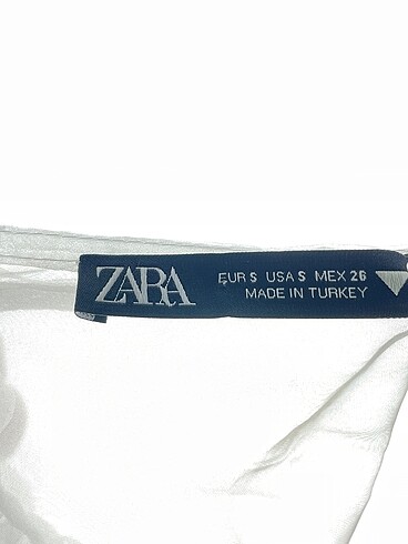 s Beden beyaz Renk Zara Bluz %70 İndirimli.