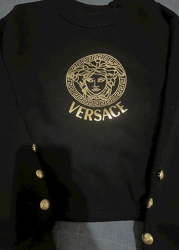 Versace Kadın Siyah Sweatshirt