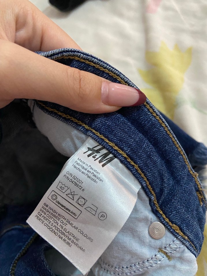 H&M Kot Şort - Görsel 2