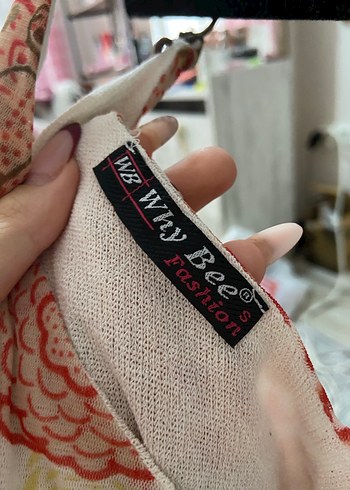 Pembe Desenli Bohem bluz - Görsel 2