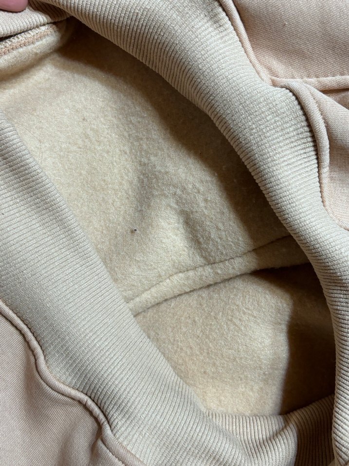 Kadın Kahverengi içi pamuklu Kapüşonlu Sweatshirt - Görsel 2