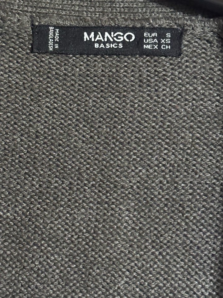 Gri Kadın Triko Hırka - Görsel 2