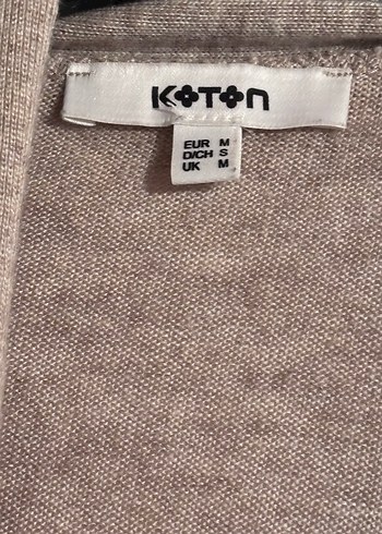 Bej Kadın Uzun Kollu Salaş Hırka - Görsel 2