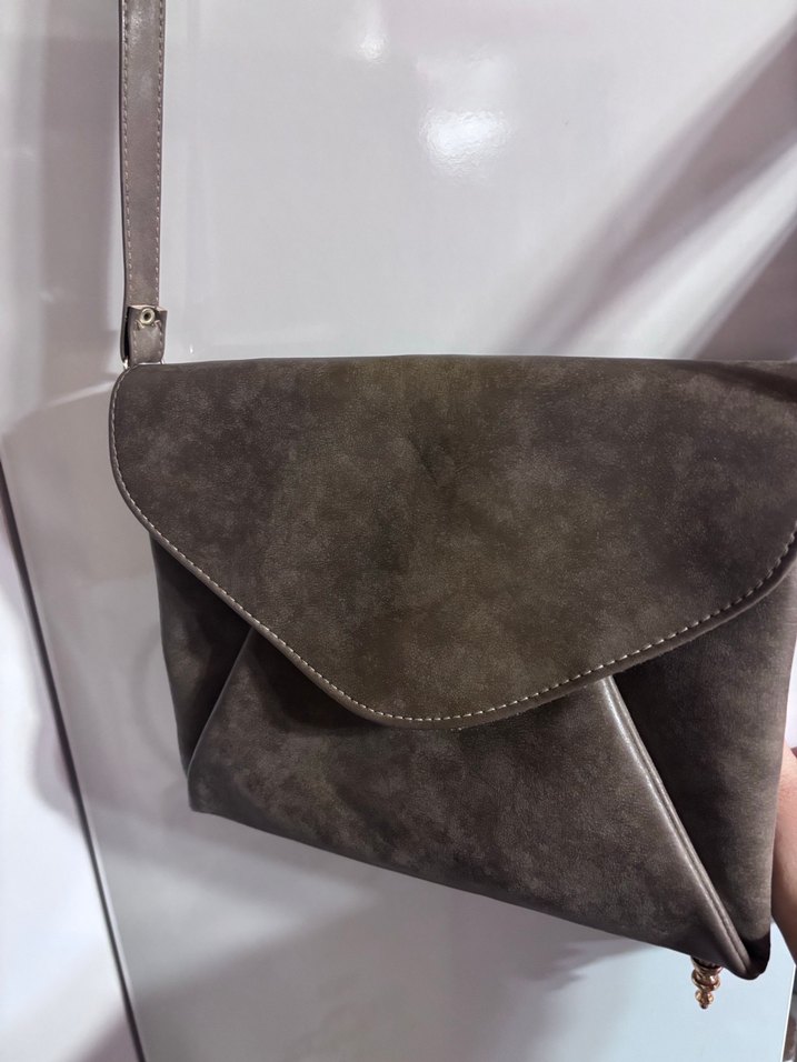 Kahverengi Deri Kadın Çanta - Görsel 2