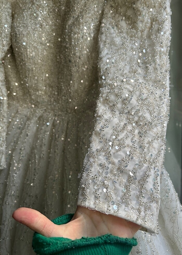 Tesettür gelinlik kaburga gelinlik - Görsel 5