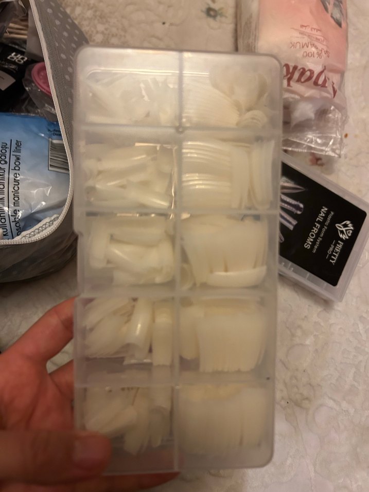 Tips tırnak protez tırnak malzemesi - Görsel 2