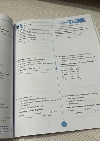 Benim Hocam TYT 2023 Kimya Video Çözümlü Soru Bankası