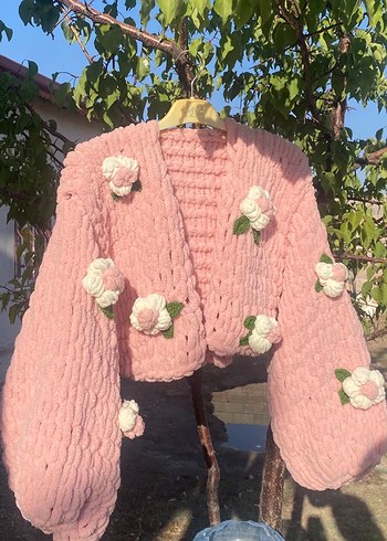 Zara Alize Puffy çiçekli hırka