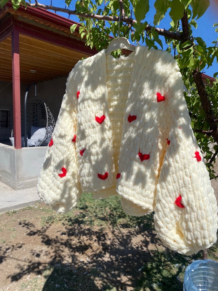 Alize Puffy hırka - Görsel 5