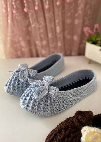 Örgü tabanlı Babet patik - Görsel 3