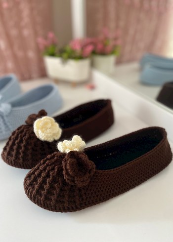 Örgü tabanlı Babet patik - Görsel 2