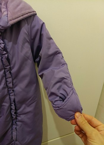 Lilla Bebek Tulumu, Fırfırlı, Gri Detaylı 6.9 ay - Görsel 5