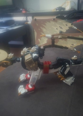 Gri Kanatlı Ejderha Lego Figürü - Görsel 7