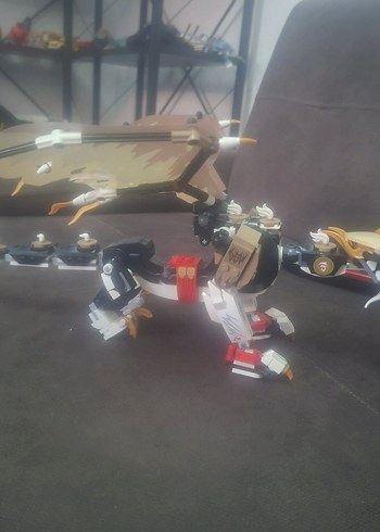 Gri Kanatlı Ejderha Lego Figürü - Görsel 6