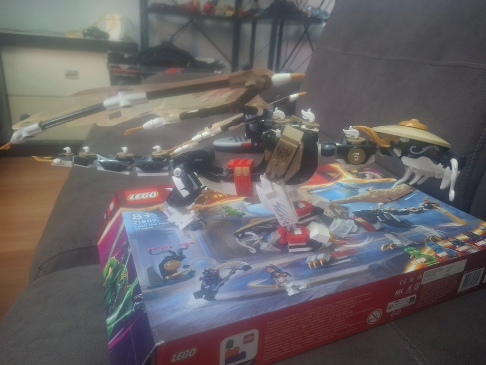 Gri Kanatlı Ejderha Lego Figürü - Görsel 4