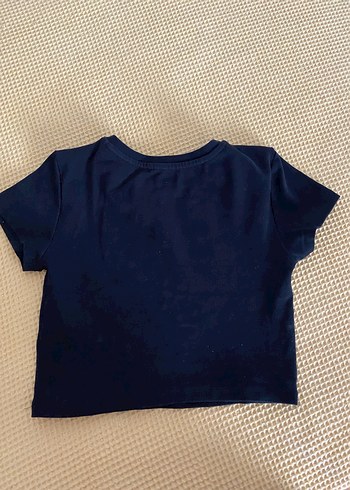 xs Beden Siyah Kısa Kollu Basic crop