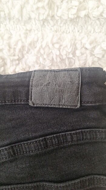 Bershka Bershka ispanyol paça siyah pantalon 