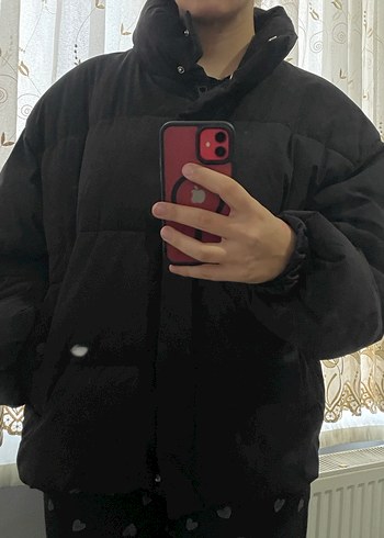 xl Beden siyah Renk PULL&BEAR mont