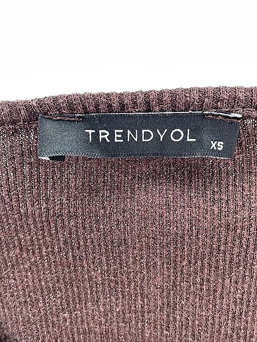 xs Beden kahverengi Renk Trendyol & Milla Bluz %70 İndirimli.