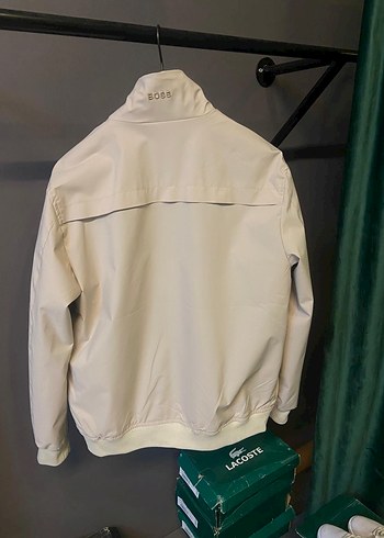 Boss Bej Regular Fit Fermuarlı Erkek Ceket - Görsel 2