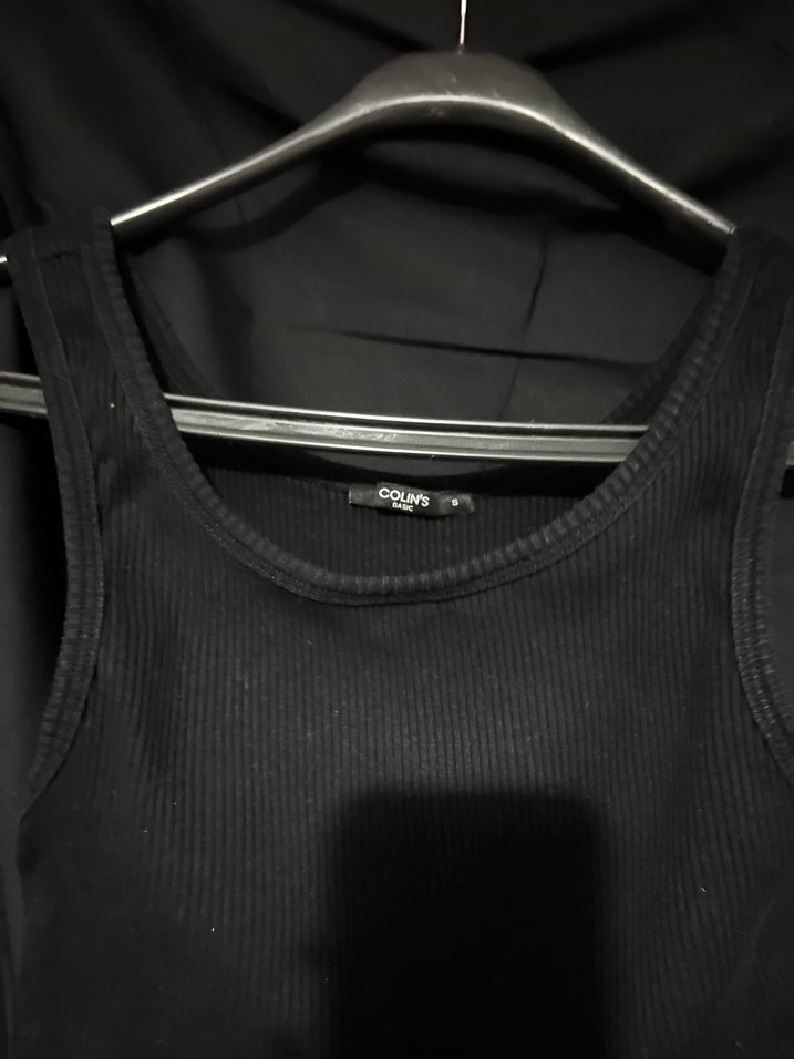 Siyah Kadın Atlet, Dar Kesim - Görsel 2