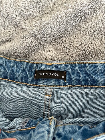 m Beden mavi Renk Trendyol Denim Şort Etek