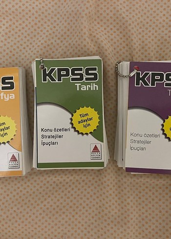 KPSS Konu Özetleri ve Strateji Kitapları