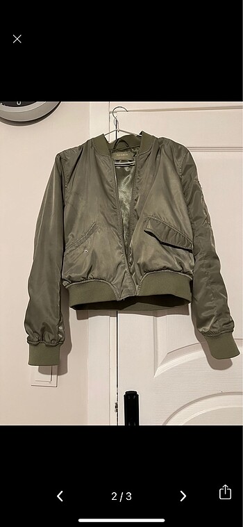 Pull and Bear Haki bomber ceket