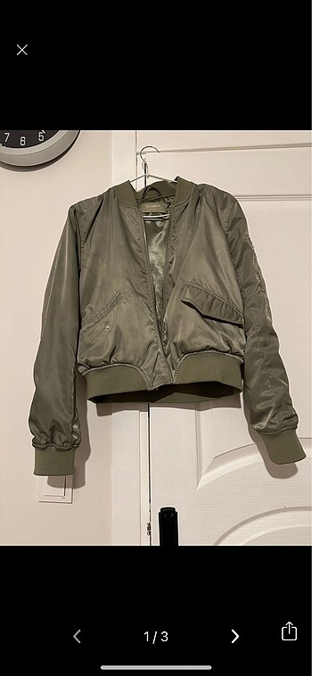 Haki bomber ceket