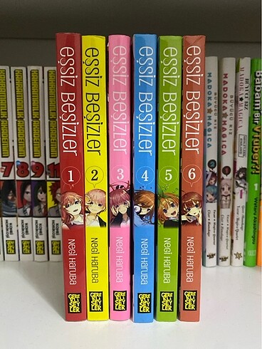 Eşsiz beşizler manga