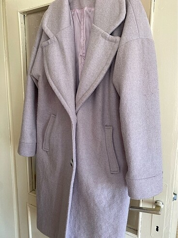 s Beden mor Renk trendyolmilla,36 beden Lila oversize kaban