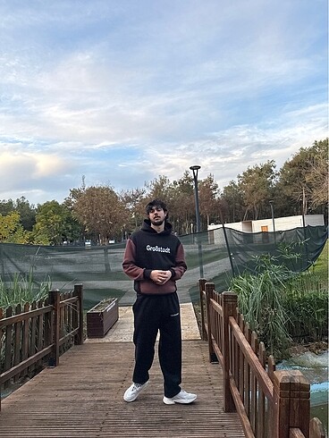 Baggy fit eşofman altı - Görsel 4