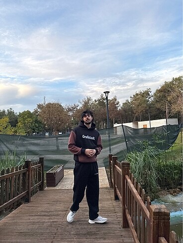 Baggy fit eşofman altı - Görsel 5