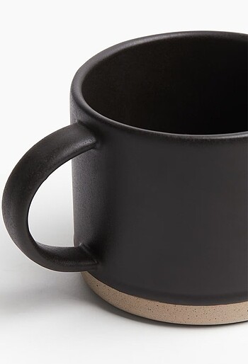 İki H&M home siyah kupa