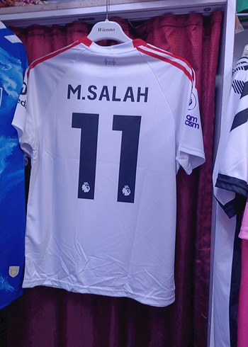 Diğer Beyaz Liverpool m.sallah Forma geniş kesim