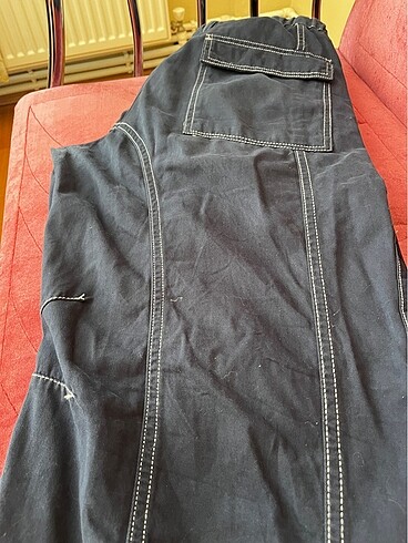l Beden lacivert Renk Pull And Bear Kargo Pantolon