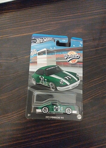 Hatasız Hotwheels Uzun kart Vintage Racing Club 1971 Porsche 911