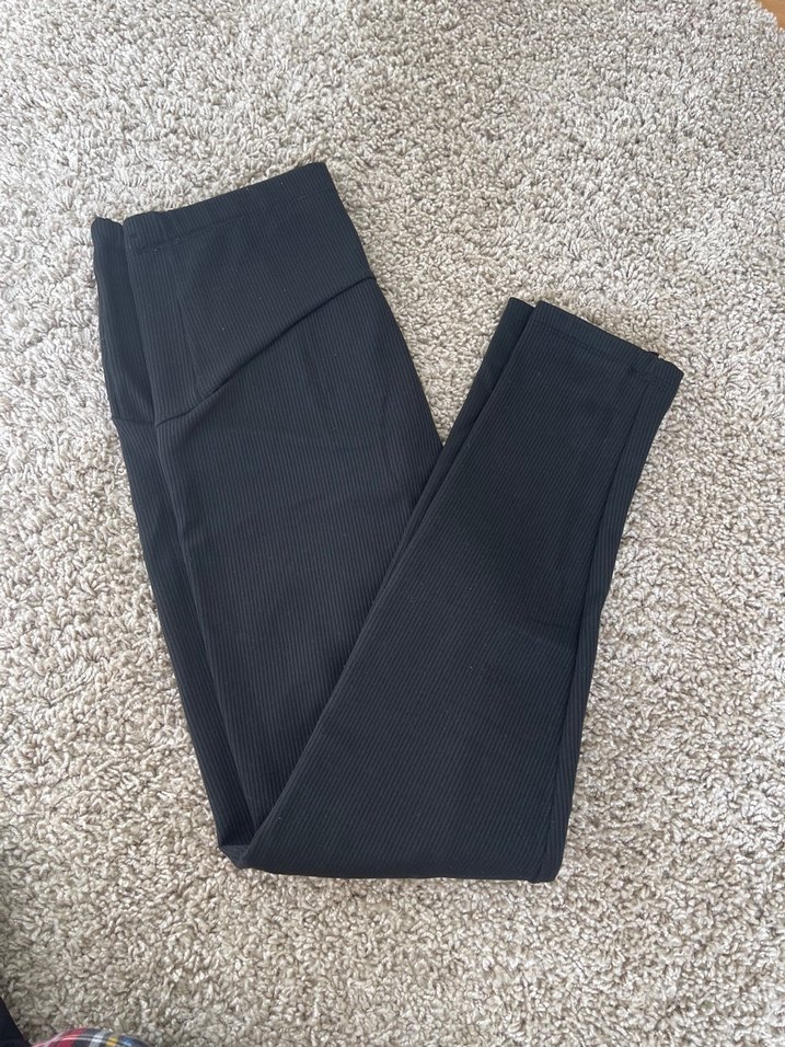 Siyah Yüksek Bel Hamile Taytı - Görsel 4