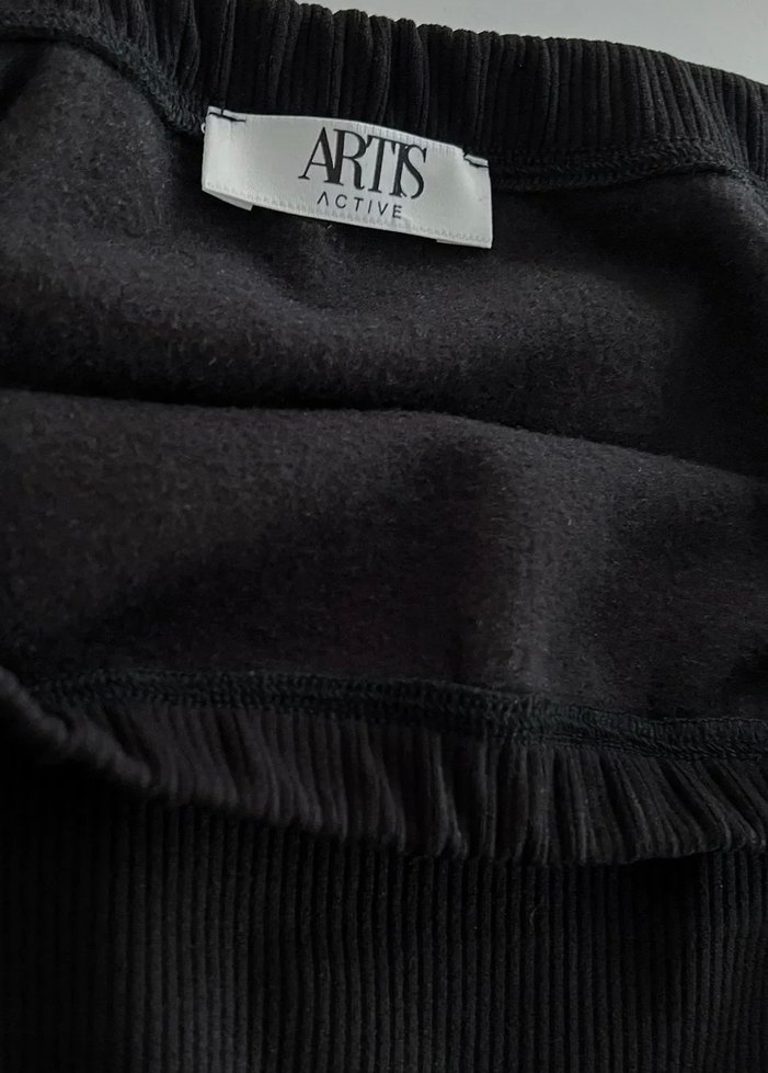 Siyah Yüksek Bel Hamile Taytı - Görsel 3