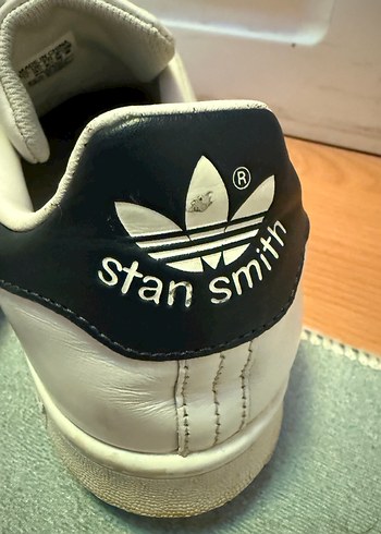 Beyaz Adidas Stan Smith erkek Spor Ayakkabı - Görsel 2