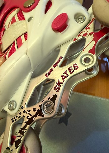 Renkli Pembe kız çocuk Spor Paten - Görsel 6