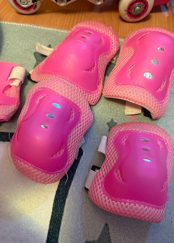 Renkli Pembe kız çocuk Spor Paten - Görsel 8