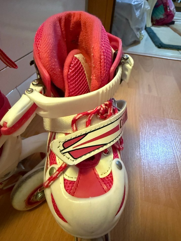 Renkli Pembe kız çocuk Spor Paten - Görsel 2