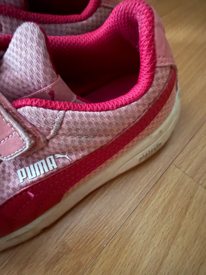 Kız Çocuk Pembe Cırt Cırtlı Spor Ayakkabı - Görsel 4