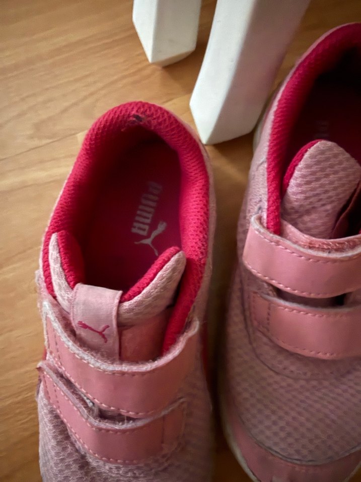 Kız Çocuk Pembe Cırt Cırtlı Spor Ayakkabı - Görsel 2