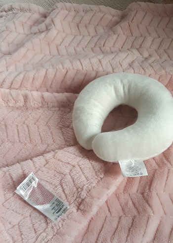 Pembe Desenli Bebek Boyun Yastığı - Görsel 8