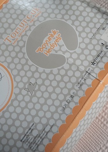 Pembe Desenli Bebek Boyun Yastığı - Görsel 2