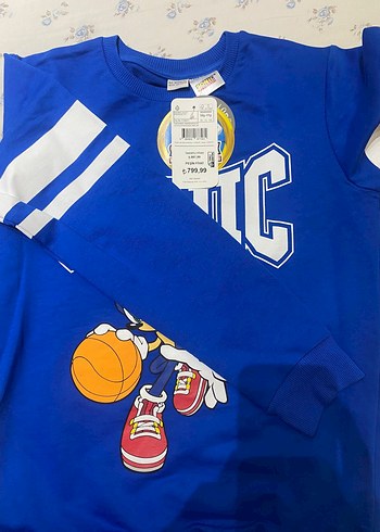 Sonic Baskılı Erkek Çocuk Eşofman Takımı - Görsel 4