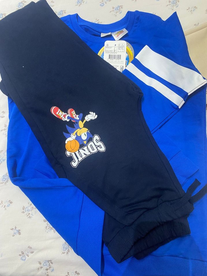 Sonic Baskılı Erkek Çocuk Eşofman Takımı - Görsel 2